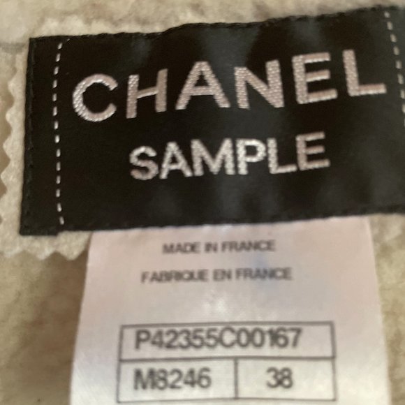 CHANEL Grey Black Distressed Leather & Shearling from 2011 RUNWAY Jacket $8.2K - Picture 11 of 14